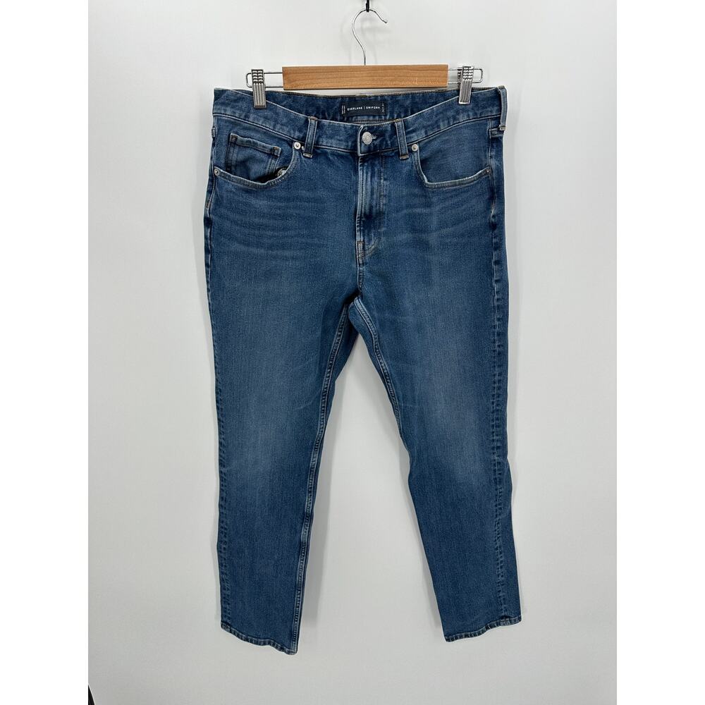 Everlane Uniform Denim Jeans Men 34x30* The Slim Jean Organic Cotton Blend